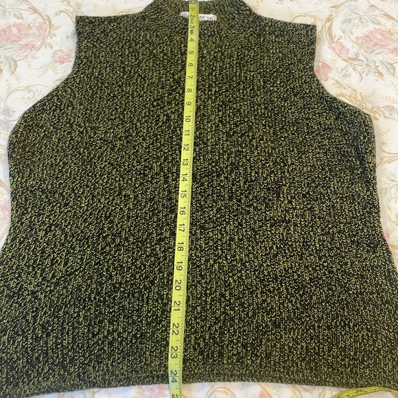 Jones Wear Sport Chunky Knit Cotton Sleeveless Sweater Top XL - Picture 6 of 11